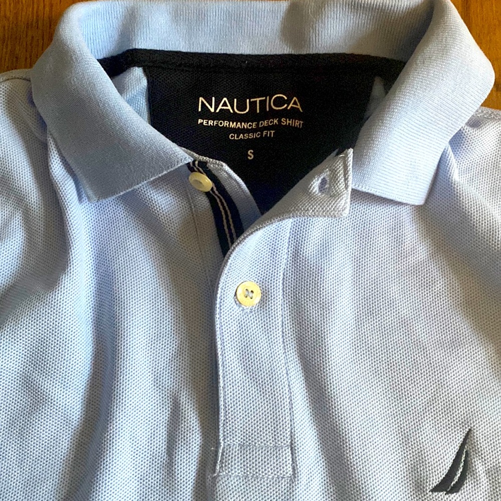 Nautica Light Blue Polo Shirt